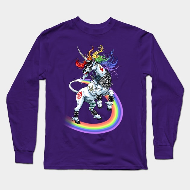 Powercornus, the Rainbow of Doom Long Sleeve T-Shirt by August